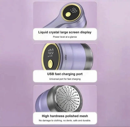 Rechargeable LCD Lint Remover